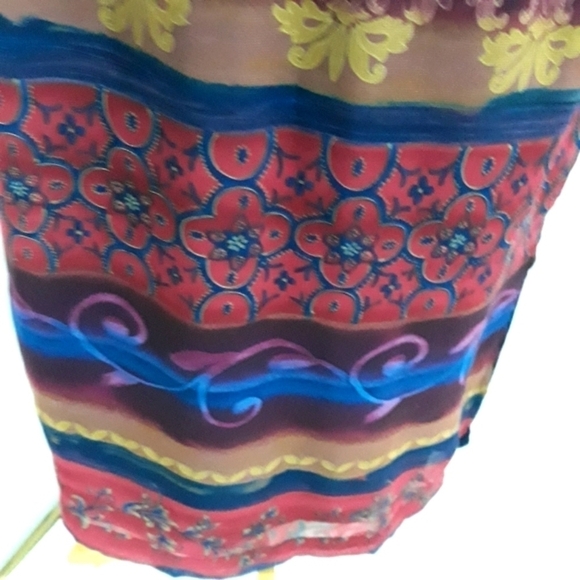 Kathie Lee Collection lining floral print skirt size Medium - Picture 3 of 8